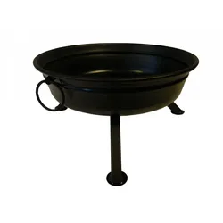 Best Sporting Feuerschale aus Stahl, schwarz, 60 cm Durchmesser