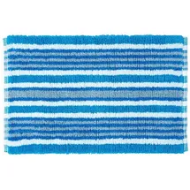 Homescapes Badematte Blau/Schwarz/Weiß Gestreift 40 x 60 cm