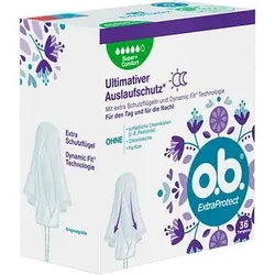 o.b. Tampons ExtraProtect Super+Comfort Größe super für sehr starke Periode, 36 St.