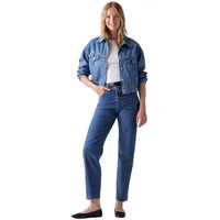 Levi's Levi’s Ribcage Jeans in blauer Waschung mit hohem