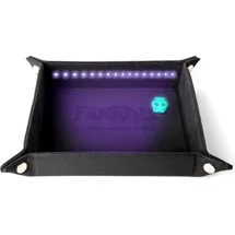 fanroll Shadowlight Faltbarer Blacklight Würfelteller Black