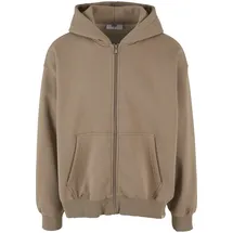 Def Zip Hoody Braun XL