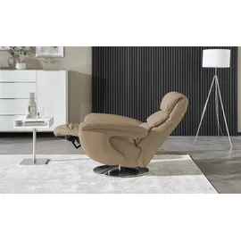 HIMOLLA Relaxsessel 7628 Leder 83 x 107 x 88 cm Beige