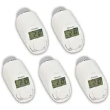 eqiva Heizkörperthermostat 5er-Set Bluetooth mit App-Steuerung
