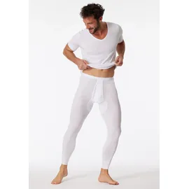 SCHIESSER Lange Unterhose unifarben weiß M 1er Pack