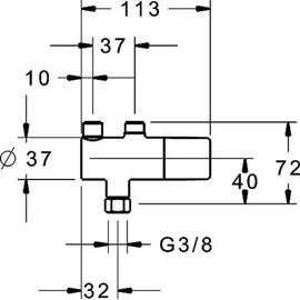 Hansa Minimat Sicherheitsthermostat Vormischer