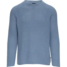 QS Pullover mit Waschung Blau XXL