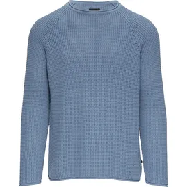 QS Pullover mit Waschung Blau XXL