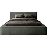 FEDVE Polsterbett, Grün, Textil, 200x140 cm, Schlafzimmer, Betten, Polsterbetten