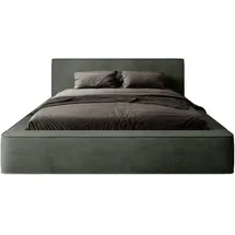 FEDVE Polsterbett, Grün, Textil, 200x140 cm, Schlafzimmer, Betten, Polsterbetten