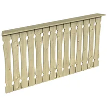 SKANHOLZ Brüstungsgeländer 180 cm Länge 96 cm Höhe Beige