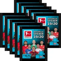 Topps Bundesliga Sammelsticker 2019/20 - 10 Tüten