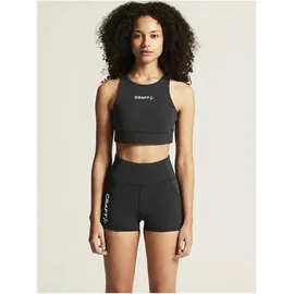 Craft Rush 2.0 Crop-Top Schwarz S