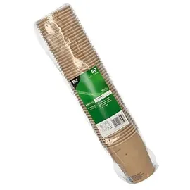 Papstar Trinkbecher Pappe 200 ml 50 St. Creme