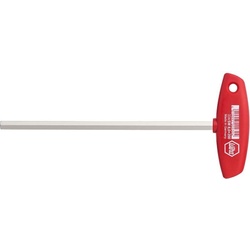 Wiha, Sechskantschlüssel, Stiftschlüssel mit Quergriff Sechskant glanzvernickelt (00928) 8 x 100 mm