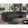 MKS Meble Ecksofa U-Form mit Schlaffunktion Grau