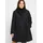 bonprix Wintermantel BONPRIX "Mantel mit Kapuze und Bundfalten, A-Linie", Damen, Gr. 48, schwarz, Web, Obermaterial: 88% Polyester, 10% Viskose, 2% Elasthan. Futter: 100% Polyester, unifarben, A-Linie ca.