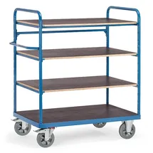 FETRA Etagenwagen 18202 - Tragkraft 1200kg Elastic-Reifen