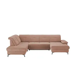 medium Wohnlandschaft  Planova II ¦ rosa/pink ¦ Maße (cm): B: 338 H: 96 T: 249