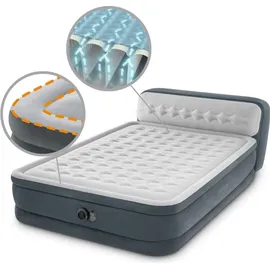 Intex Luftbett 236 x 152 x 86 cm mit integrierter Elektropumpe für 2 Personen