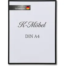K-Möbel Bilderrahmen Aluminium Schwarz 21x29,7 cm 1 St.