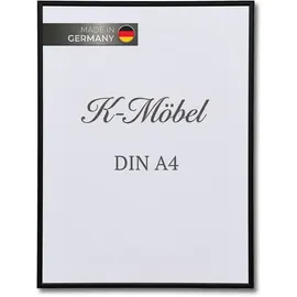 K-Möbel Bilderrahmen Aluminium Schwarz 21x29,7 cm 1 St.