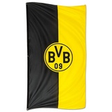 BVB Borussia Dortmund Hissfahne Emblem 200 x 100 cm