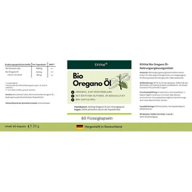 Exvital Bio Oregano Öl Kapseln 60 St.