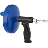 Relaxdays Rohrreinigungsspirale 6 m Blau/Schwarz