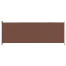 vidaXL Seitenmarkise 220 x 600 cm Braun Polyester