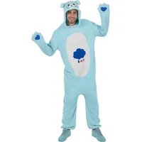 Funidelia | Brummbärchi Kostüm Glücksbärchis für Herren und Damen Care Bears, Bär - Kostüm für Erwachsene & Verkleidung für Partys, Karneval & Halloween - Größe S - M - Blau