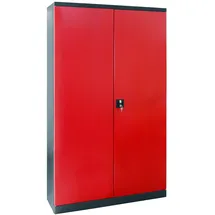 B2B Partner Werkstattschrank Metall 1100 mm x 1920 mm x 380 mm grau
