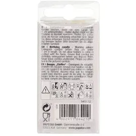 Papstar Zahlenkerze Mini 6,8 cm lila 15 St.
