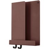 Muuto Folded Wandregal, 29 x 40 cm, deep red