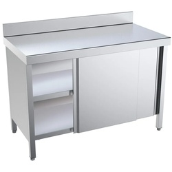 Tisch mit türen 2 türen 2 regale - 2000x700x850 mm - 10207PMF Eurast