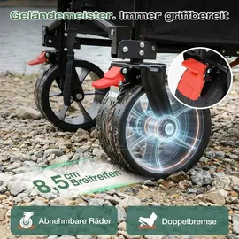 Sekey Bollerwagen faltbar schwarz