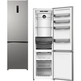 Wolkenstein WKG405ANFDIX Kühl-Gefrierkombination (405 l, 2000 mm hoch, Dark Inox)