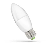 Spectrum LED-Leuchtmittel LED E27 C37 Kerzenform 6W = 45W 230V 520lm 160° Warmweiß 3000K, E27, Warmweiß weiß