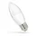 Spectrum LED-Leuchtmittel LED E27 C37 Kerzenform 6W = 45W 230V 520lm 160° Warmweiß 3000K, E27, Warmweiß weiß