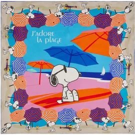 Codello X Peanuts Seidentuch mit Snoopy-Motiv 53x53 cm Mehrfarbig