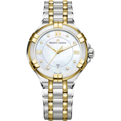 Maurice Lacroix Aikon Ladies AI1004-PVY13-171-1 Sonderangebot - perlmutt weiß,silber/gelbgold - 30mm