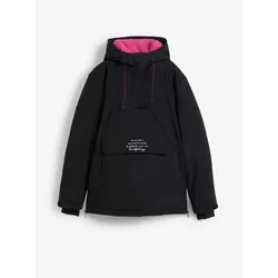 bonprix Ski Funktions-Schlupfjacke mit Fleece-Futter wasserdicht, schwarz, 50