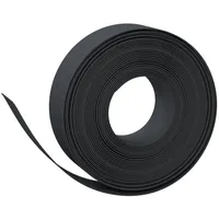 vidaXL Rasenkante Schwarz 10 m 15 cm Polyethylen