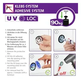 Wenko Handtuchhalter Uno Maribor silber, 1 St.