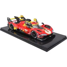 BBURAGO 18-16312 - Ferrari Deluxe 499P LMH #50 '24 rot 1:18