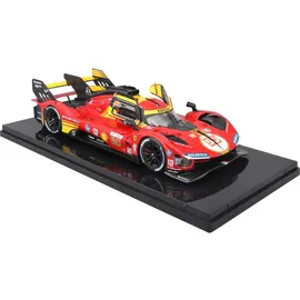 BBURAGO 18-16312 - Ferrari Deluxe 499P LMH #50 '24 rot 1:18