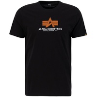 Alpha Industries T-Shirt mit Label-Print, Black, L