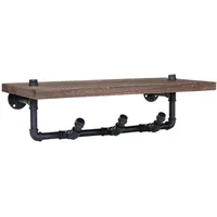 Berlinlodge Wandgarderobe Industriedesign Braun