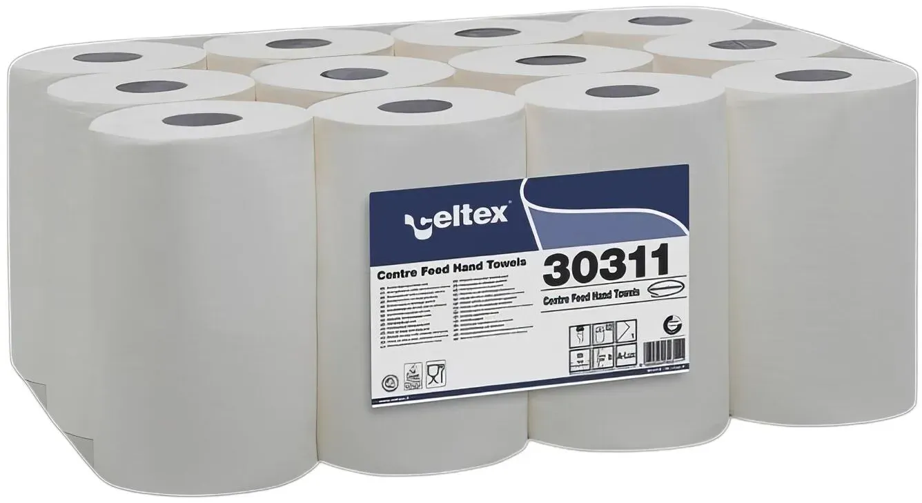 Mini Innenabrollung 1-lagig Zellstoff 20cm x 115m, 12 Rollen