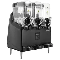 Polar Slushgerät Ice Maker mit 3x12Liter Eismaschine Slush Eis & Getränke